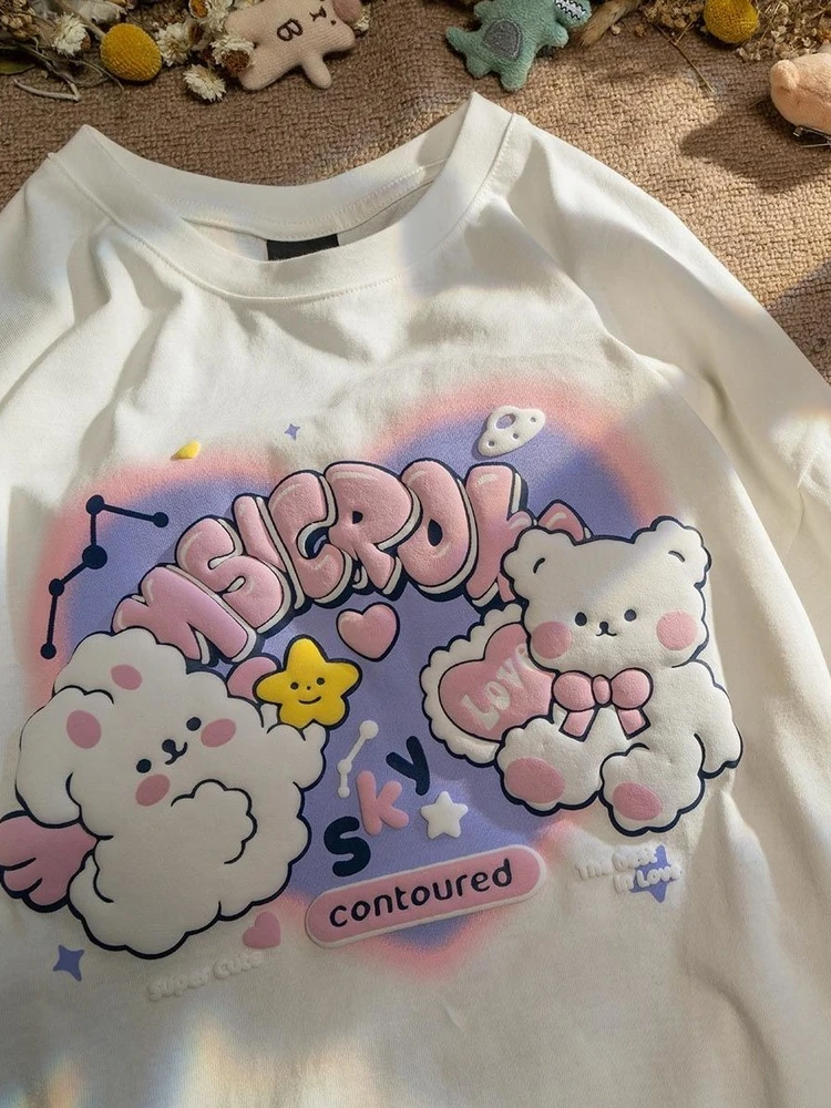 

Y2k Tops Women Summer Japanese 2022 Ins Casual Joker Clothes Graphic Tees Short-sleeved T-shirts for Women Loose Students with