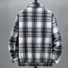 Fashion Streetwear Plaid Jacket Men Plus Size 11XL 12XL Woolen Jacket Spring Autumn Plaid Coat Male Big Size 11XL 12XL 2