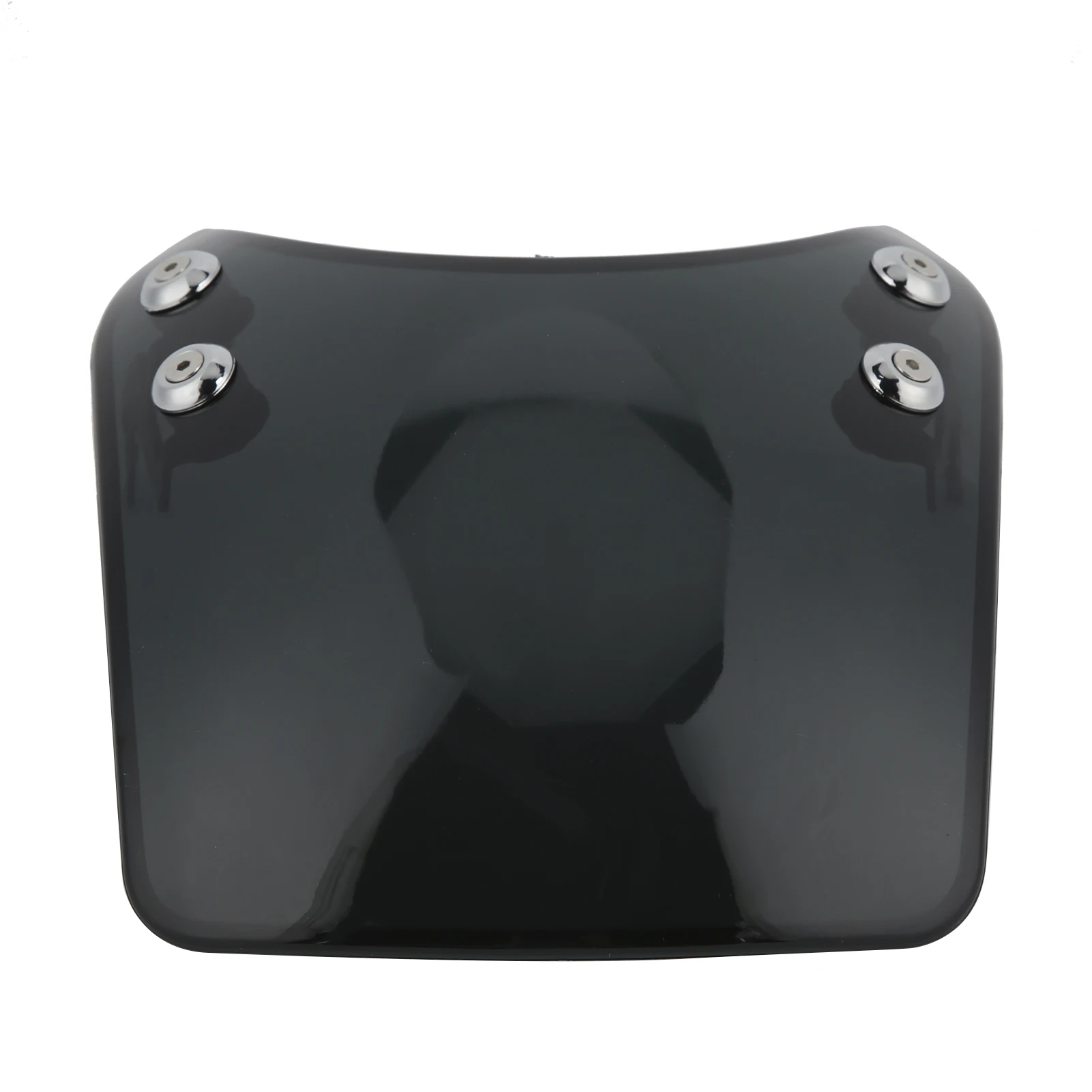 Retro windshield installed on motorcycle