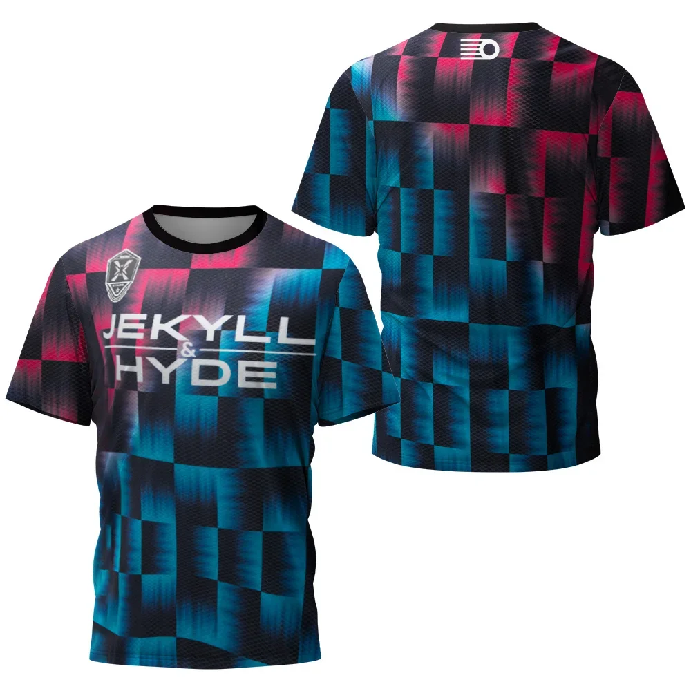 Modischer Trend Herren Tischtennis T-Shirt Herren Sommer Tennis Badminton T-Shirt Top Tischtennis Club Schnelltrocknend Kurzarm