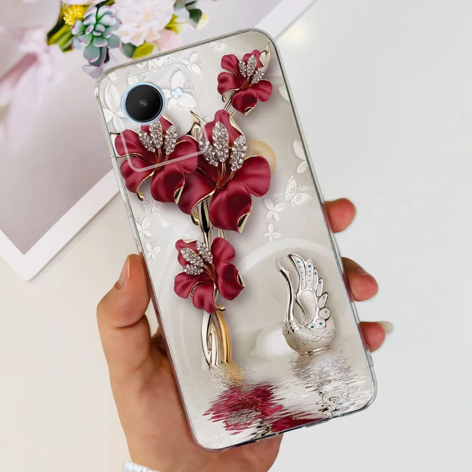 Fashionable Marble Cartoon Soft Phone Case - Bumper Cover