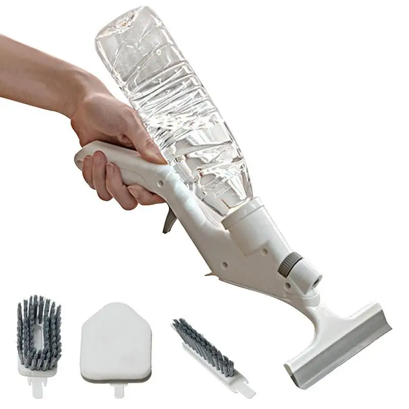 

Corner Scrub Brush Set Sponge Wipe Corner Brush With Handle Countertops Corners Floors Edges Dusting Brush Scraper For Kitchen