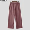 Men's 2024 INCERUN American Style Solid Color Sleeveless Sets Casual Insert Pocket Two-piece Suits Street Fashion Oversize 5