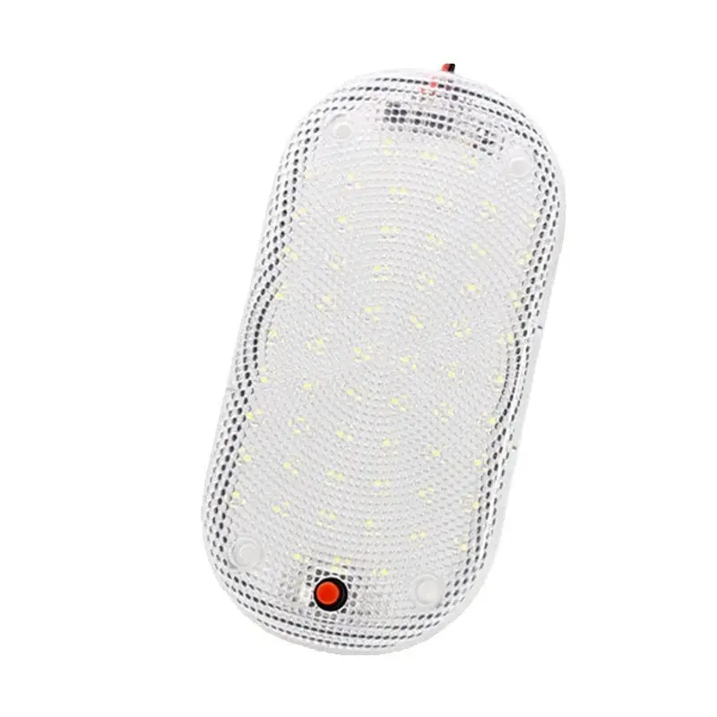 ตัวเลือกสินค้า 60 LED แผงไฟในรถ รูปไข่ บางเฉียบ ใช้ได้ทั้งรถบรรทุกและแคมป์ปิ้ง