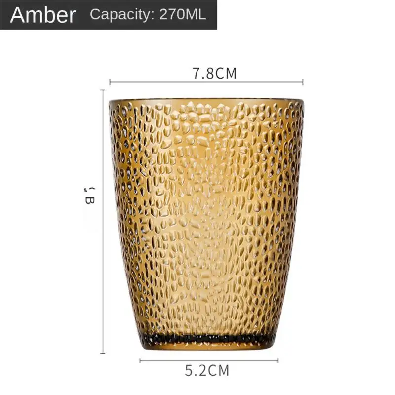 Acrylic Drinking Glasses Set Reusable Drink Tumblers Unbreakable Reusable Plastic Cups 270ML Dishwasher Safe tumbler cup