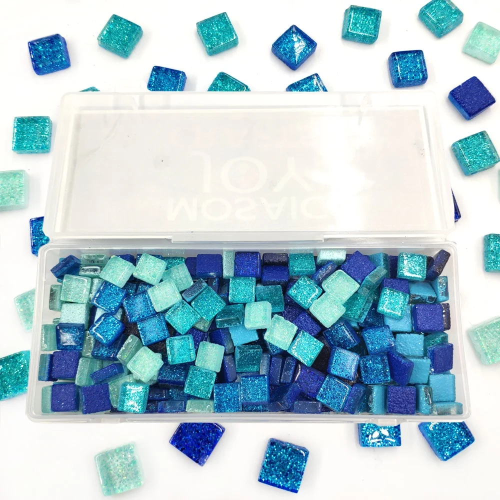 Glitter Glass Mosaic Stones 2