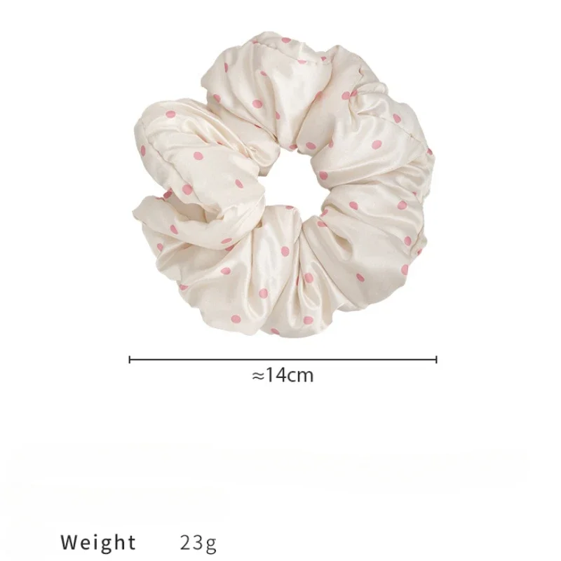 Elegante Haar-scrunchies Mit Pünktchen- Und Blumenmuster Für Damen_voghion.com