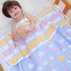 Muslin Baby Blankets Children 6 layers Gauze Cotton Soft Quilt Newborn Infant Swaddle Towel Kids Bath Towel 110*110cm 1