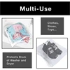 1PC Sneaker Dryer Bag, Dryer Door Shoe Net with Elastic Straps, Sneaker Laundry Bag for Shoes,40X40cm 4