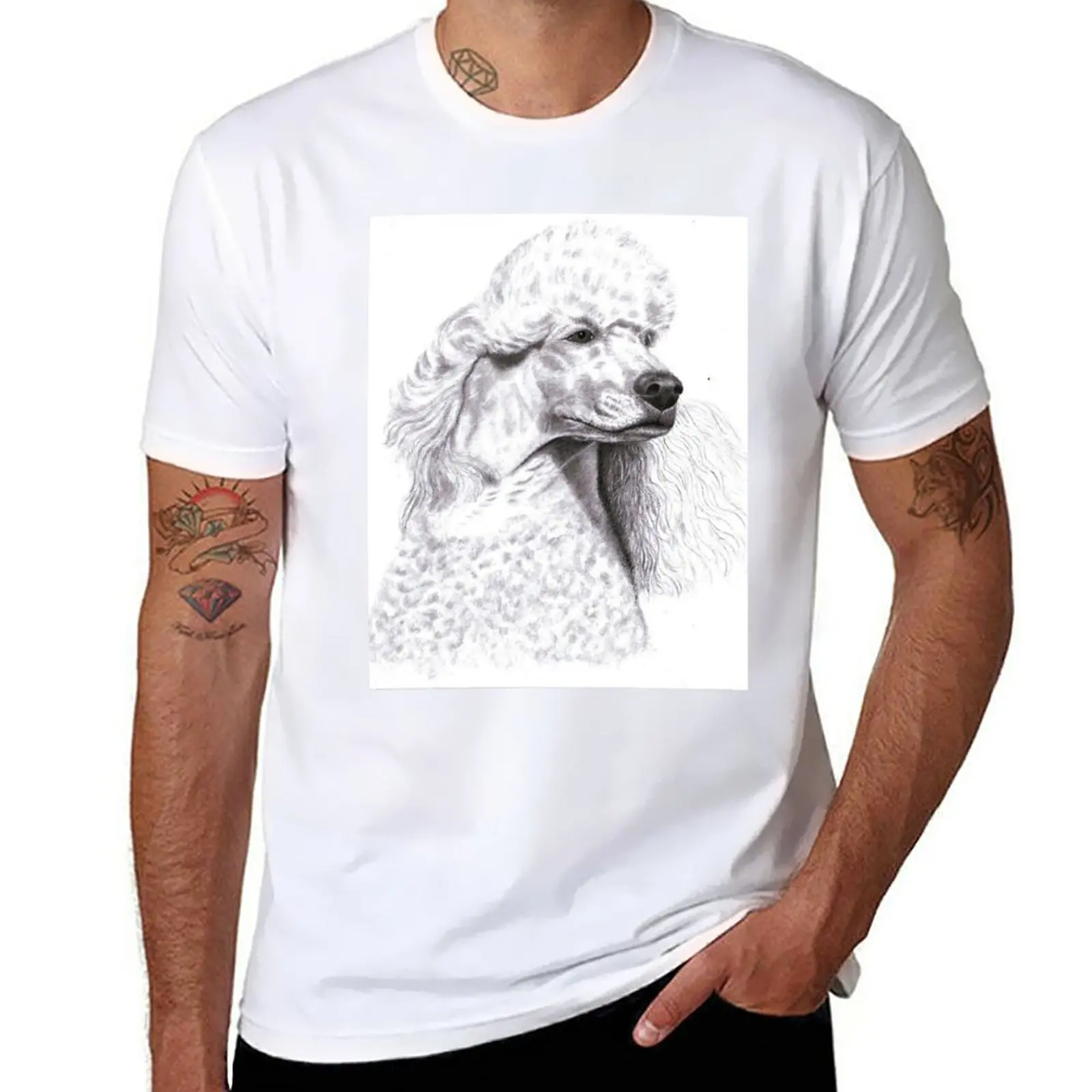 New Barboncino Cute Pet Dog Dos Pets Puppy Sweet Art T-Shirt Maglietta Personalizzata Felpe Uomo Magliette A Maniche Lunghe