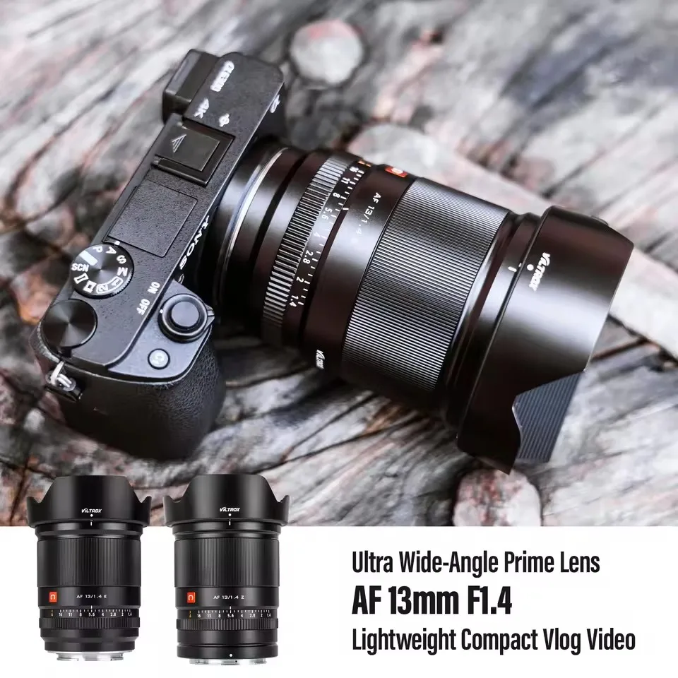 VILTROX 13mm f1.4 APS-C 자동 초점 대구경 초광각 렌즈 ( E, 니콘 Z, 후지 X 마운트 카메라용)