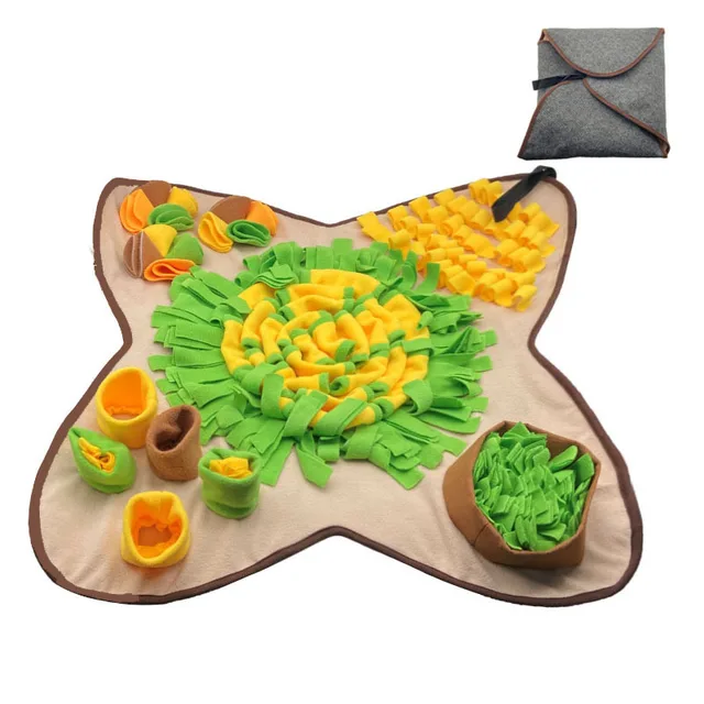 Pet Smell Pad New Dog Smell Training Pad Educational Slow Food Pad Pet Supplies Toys Rich Colors Food Entertainment  Toys 5