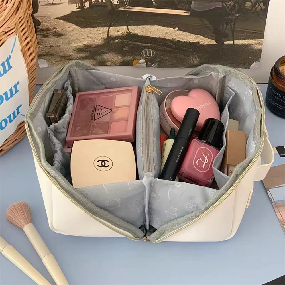 Kawaii Miffy süße Handtasche Cartoon Kaninchen tragbare multifunktionale hohe Kapazität Kosmetik Aufbewahrungstasche Mädchen Geschenk – Detail 4