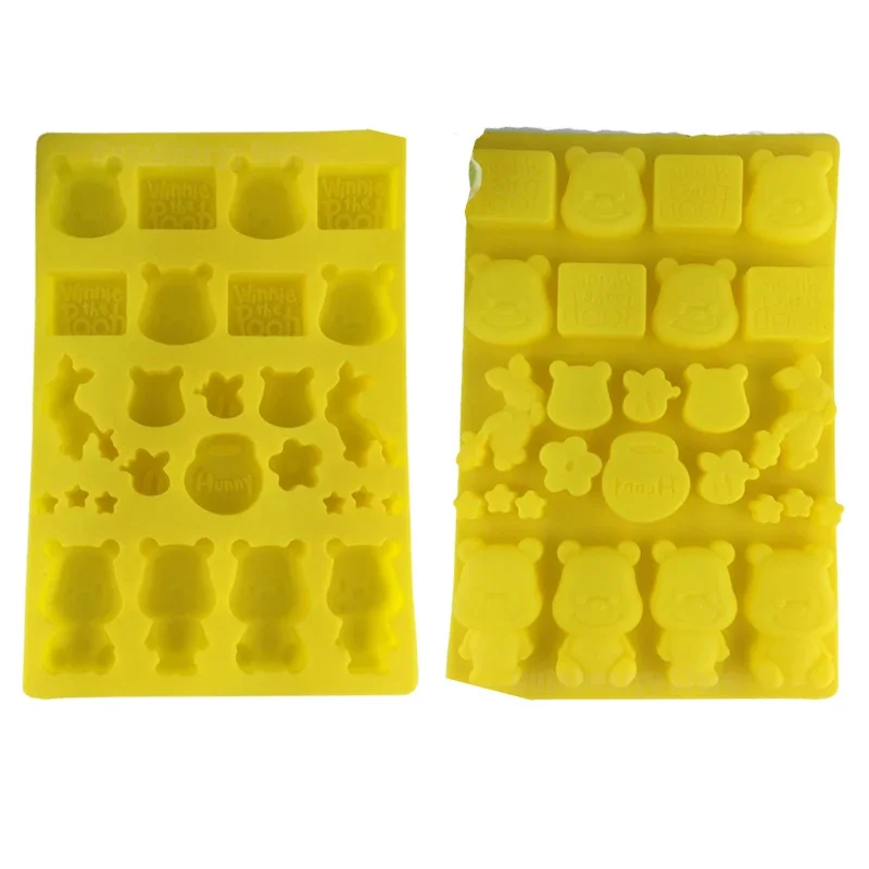 Disney Stitch Chocolate Mold Cartoon Modeling Non-Stick Baking DIY Cookies Cake Jelly Pudding Ice Tray Mold Dessert Making Tools
