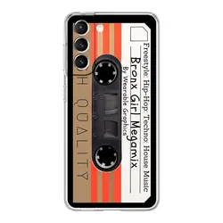 Clear Soft Phone Case with Magnetic Radio Tape Cassette Design - Samsung S20Ultra (B9)