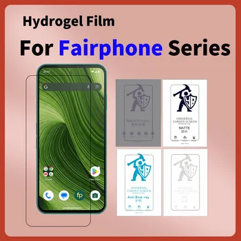 Pellicola Idrogel HD per Fairphone 6 5 4, Protezione Schermo Trasparente Opaca Anti-Graffio