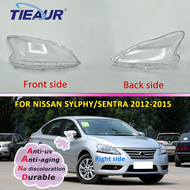 

Car Front Headlight Clear Lens Cover For Nissan Sylphy 2012 2013 2014 2015 Headlight Shell Cover Lens