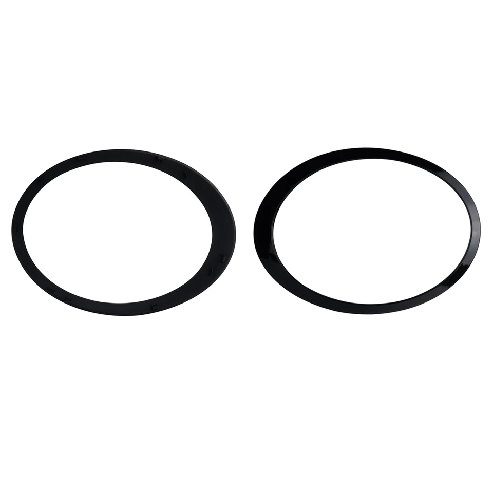 Shkalacar 2 stuks vervangende koplampkappen ring voor BMW Mini Cooper F55/ F56/F57 2014-2021 OEM 51137300631, 51137300632, 51712355791, 51712355798