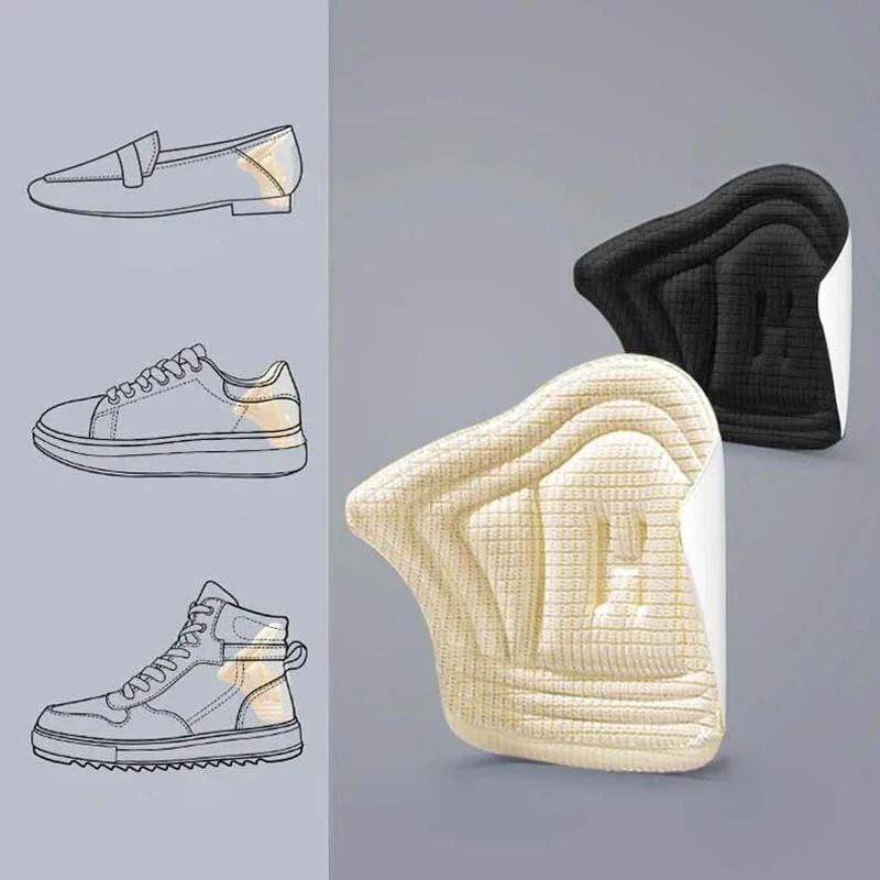 Heel Protectors for Sneakers Shoes Size Reducer Sports Shoe Inserts Cushion Pain Relief Antiwear Foot Pad Self-adhesive Stickers heel protector heel protector pads