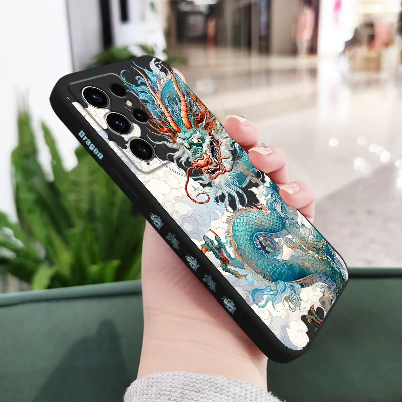 Blue Dragon Phone Case - Sleek and Stylish Protective Cover
