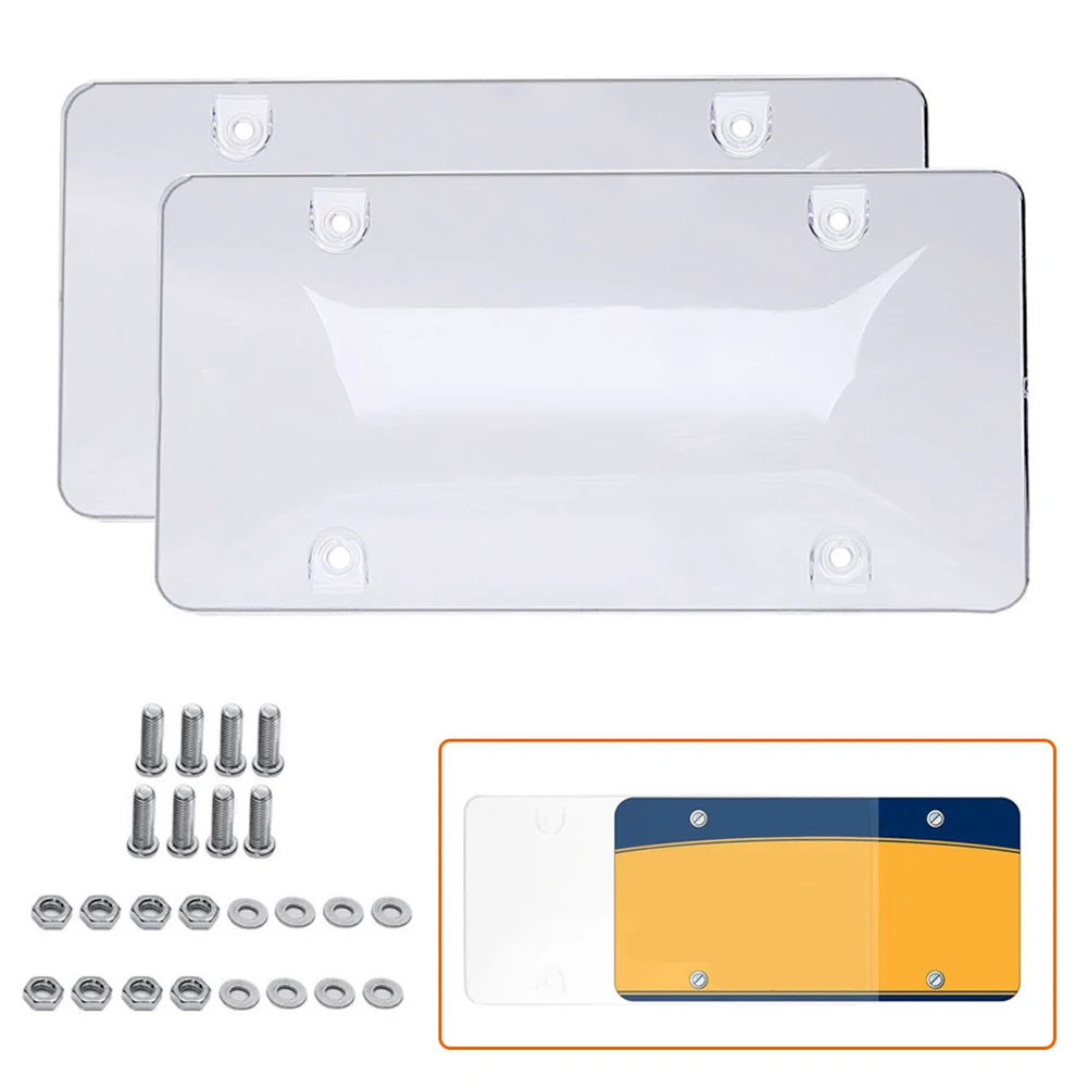 Kentekenplaathouder, 2 stks kentekenplaat frame plaat houder nummer frame plaat cover kenteken plaat schroef metalen imitatie koolstofvezel (Color : 2pcstqE3 Kentekenplaathouder, 2 stks kentekenplaat frame plaat houder nummer frame plaat cover kenteken plaat schroef metalen imitatie koolstofvezel (Color : 2pcstqE3
