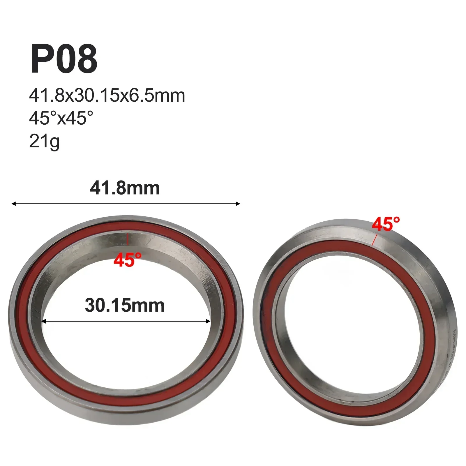VGOL Lot De 4 Cages à Roulement à Billes De Vélo 50 Mm OD Pour Casques