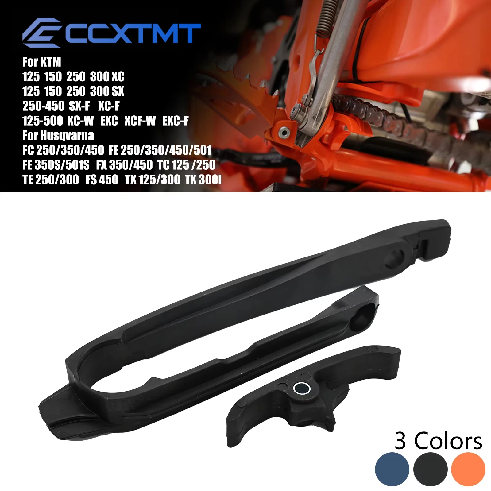Motorcycle Swingarm Guide Chain Slider Sliding For Husqvarna FX TC TE TX FC FE FS For KTM XCF SX XC SXF EXC EXCF