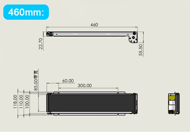 Belt, 24V Vending Machine, faixa automática Carga