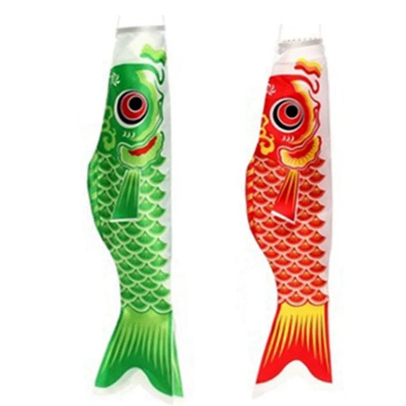 

2 шт., японские ветрозащитные носки для карпа, стремянки для рыб, разноцветные ветрозащитные носки для рыб, 100 см, красные и зеленые