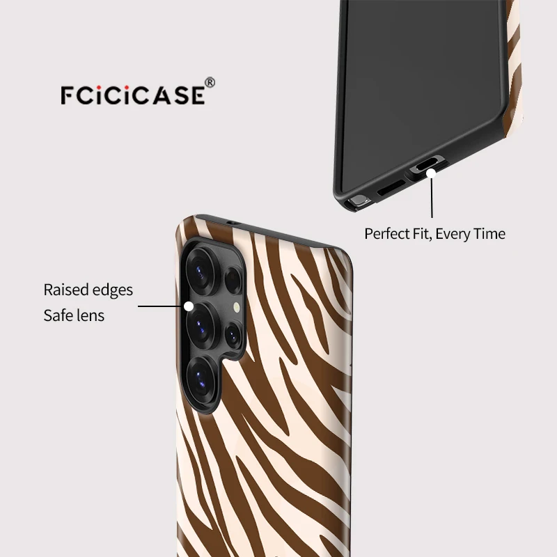 Luxury Leopard Pattern Shockproof Phone Case by Fcicicase