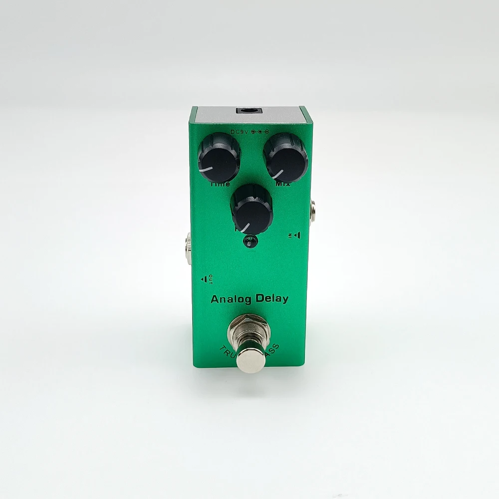 

Electric Guitar Pedal Analog Delay Mini Single Type DC 9V True Bypass Time/Mix/Repeat Knob Effect Pedal Guitar Parts