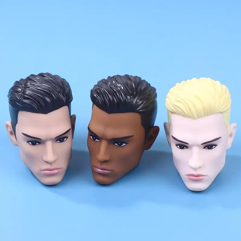 1pc Boys Doll Heads 1/6 Boys Doll Male Figures New Joints Movable Solid 35cm Dolls Kids Boys Girls DIY Toys Birthday Gifts - 2