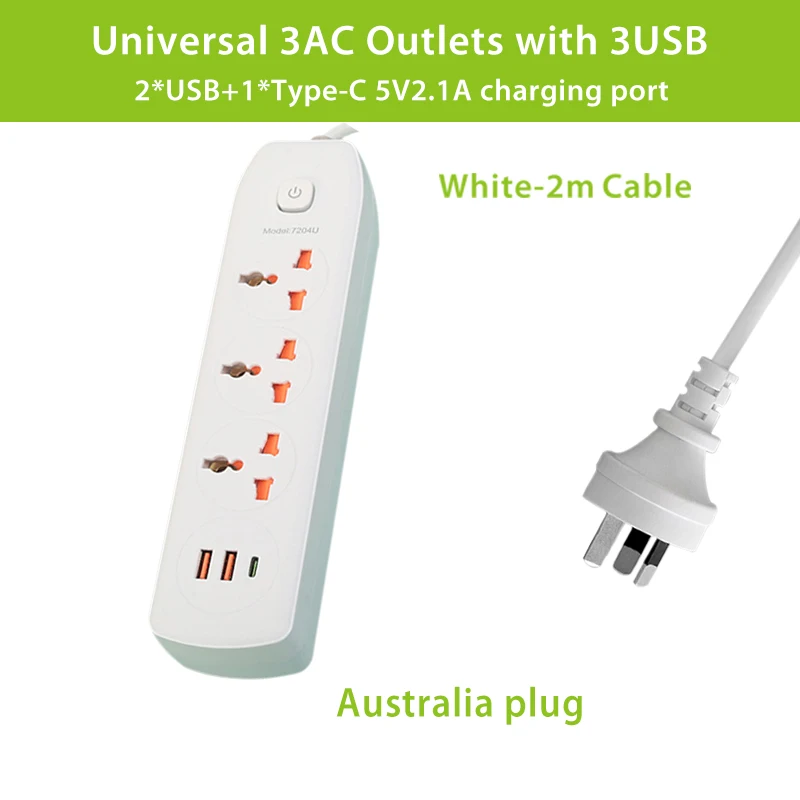 White-Australia plug