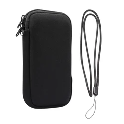 Universal Neoprene Zipper Shockproof Mobile Phone Storage Bag - 6.7 - 6.9 (Black)