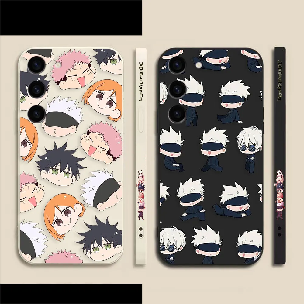 

Satoru Gojo Jujutsu Kaisen Phone Case For Samsung S23 S22 S21 S20 FE S11 S11E S10 S10E S9 S30 Ultra Plus 4G 5G Case Fundas Shell