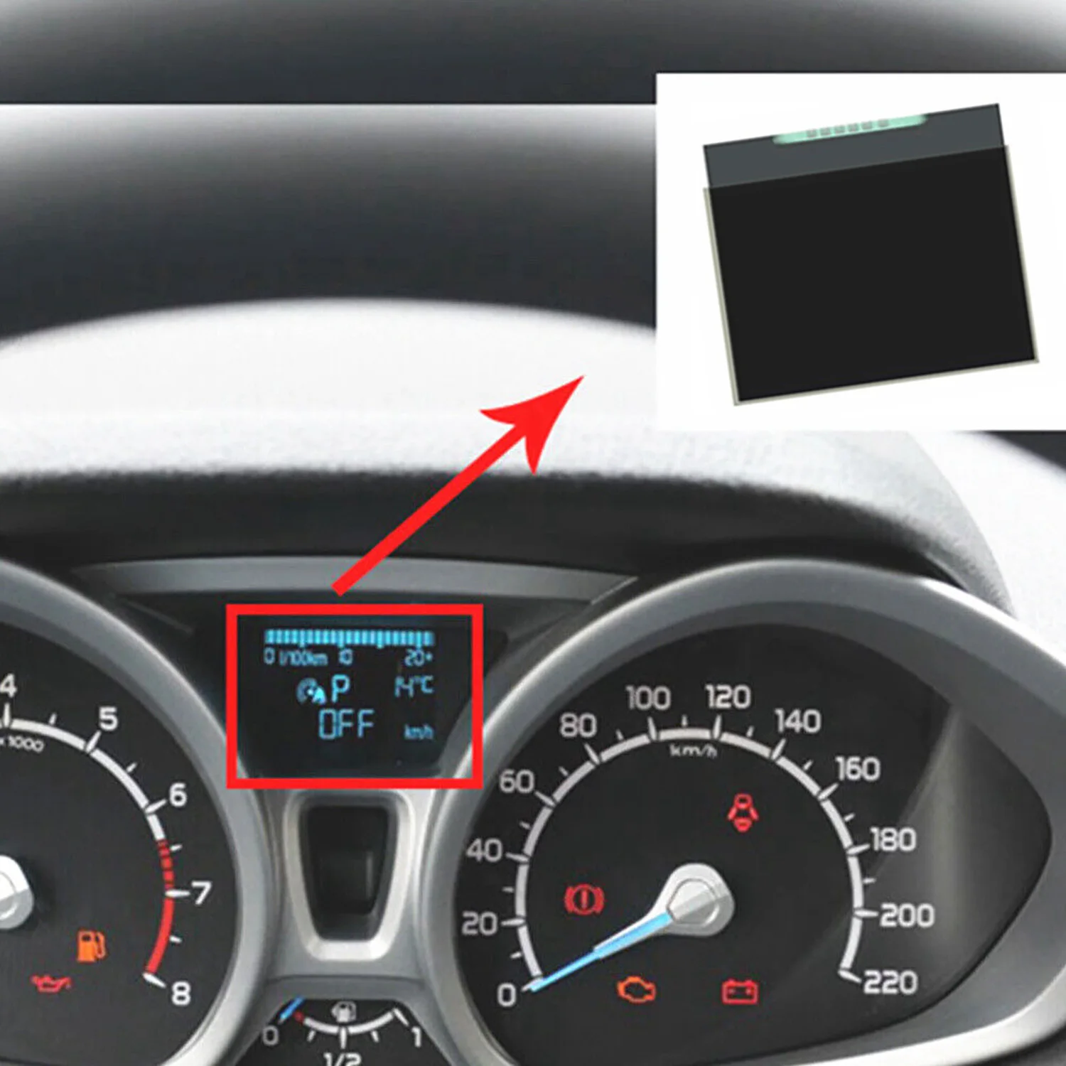    2013-2017 ڵ  ǰ  LCD ÷,  LCD ũ, 1 