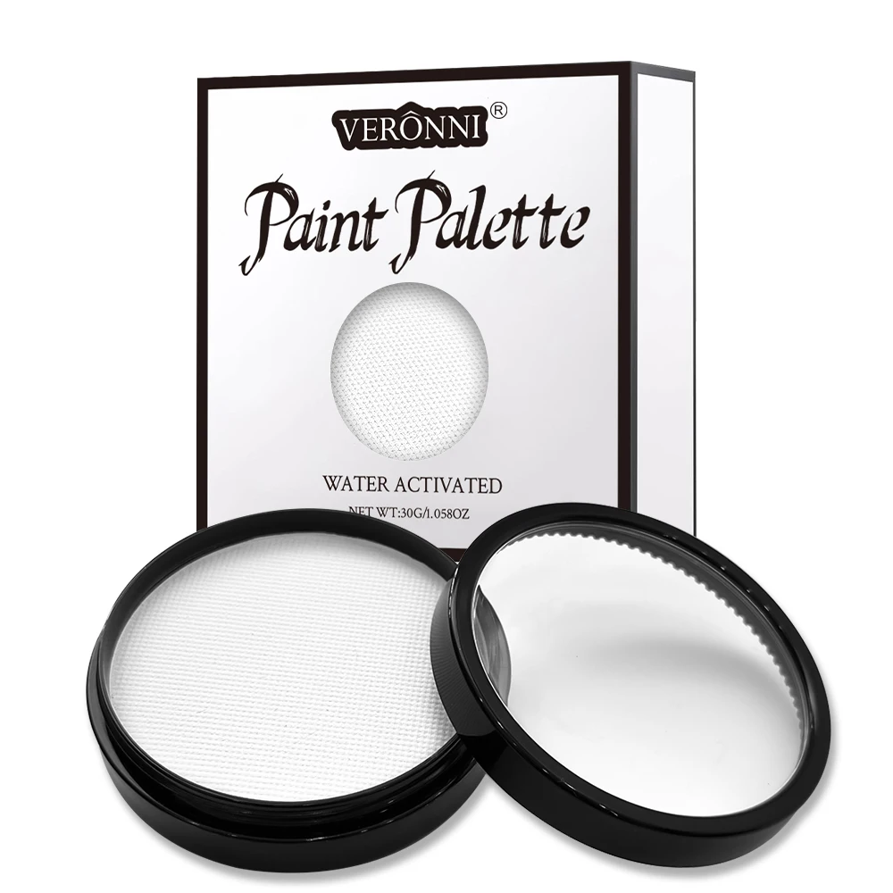 צבע פנים וגוף מקצועי נמס במים במשקל 30 גרם - רטט, קל לשימוש ועדין לכל סוגי העור להלווין, קוספליי ובמה