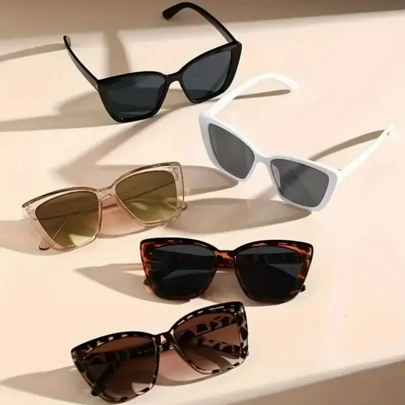 KKJOY Vintage Big Frame Sunglasses Retro Leopard Print Anti UV Square Sun Glasses Fashion Street Photo Unisex Eyeglasses