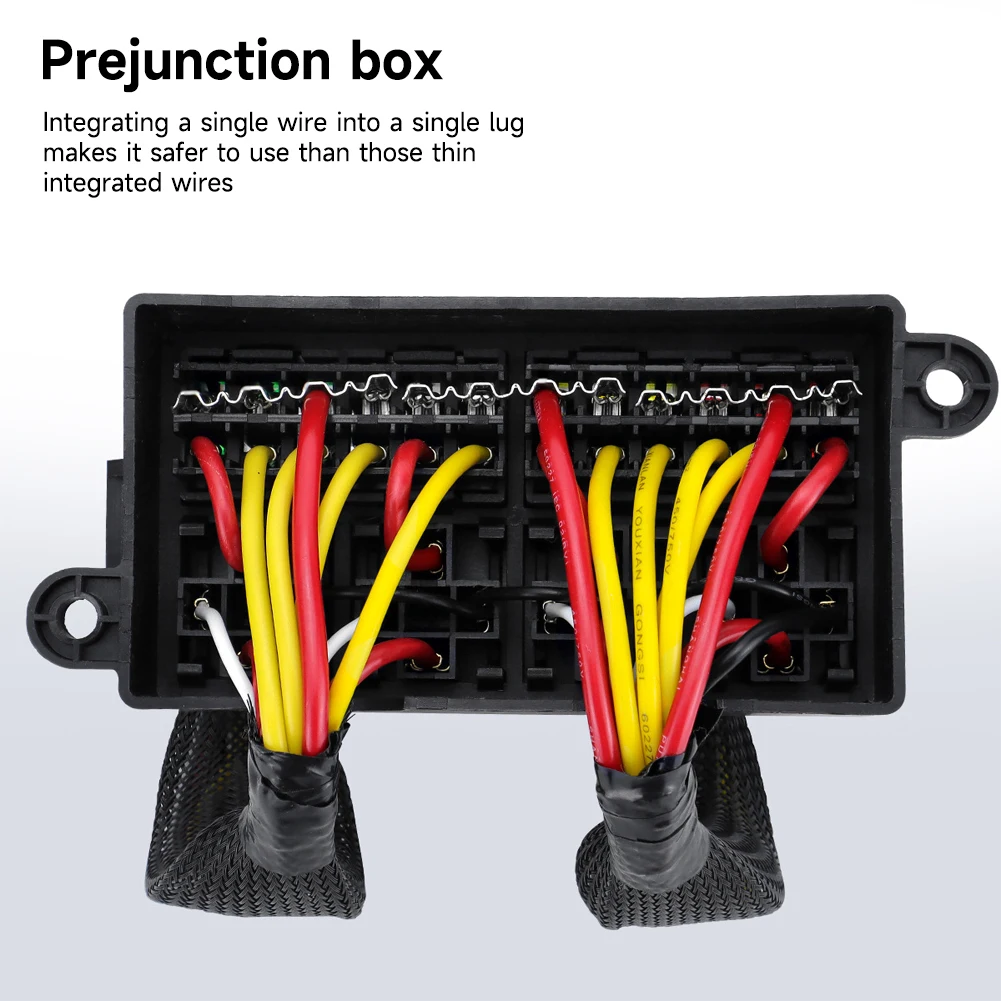 Fuse Box Holder Fuse Holder Power Distribution Block DC12V Auto Truck 12-Way Fuse Holder