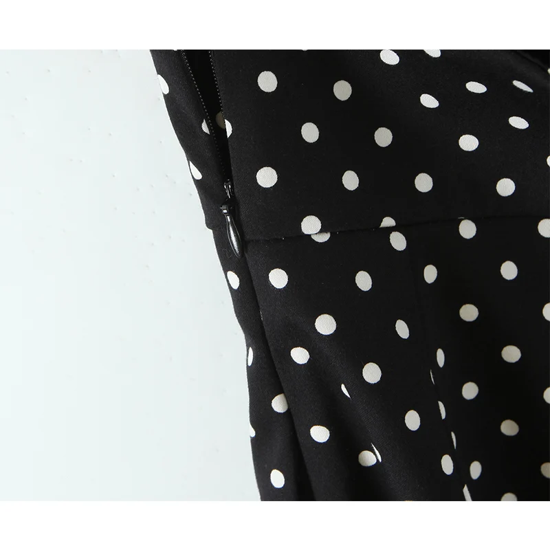 2025 Women Fashion Polka Dot Printed Bow Halter Dress Female Sexy Sleeveless Short Dress Casual Chic Backless Summer Dress