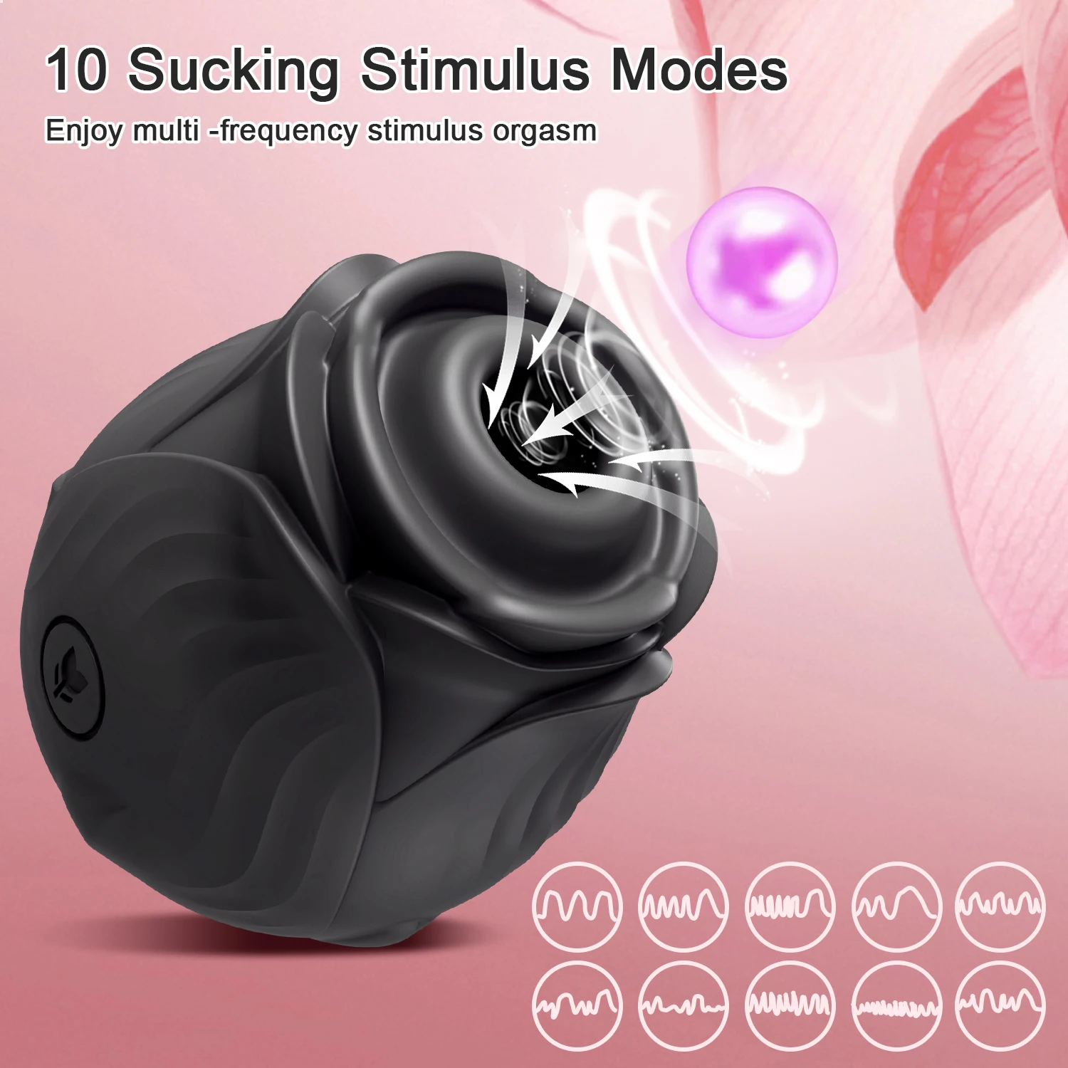 Rose-Vibrator Clitoris Sucker 4
