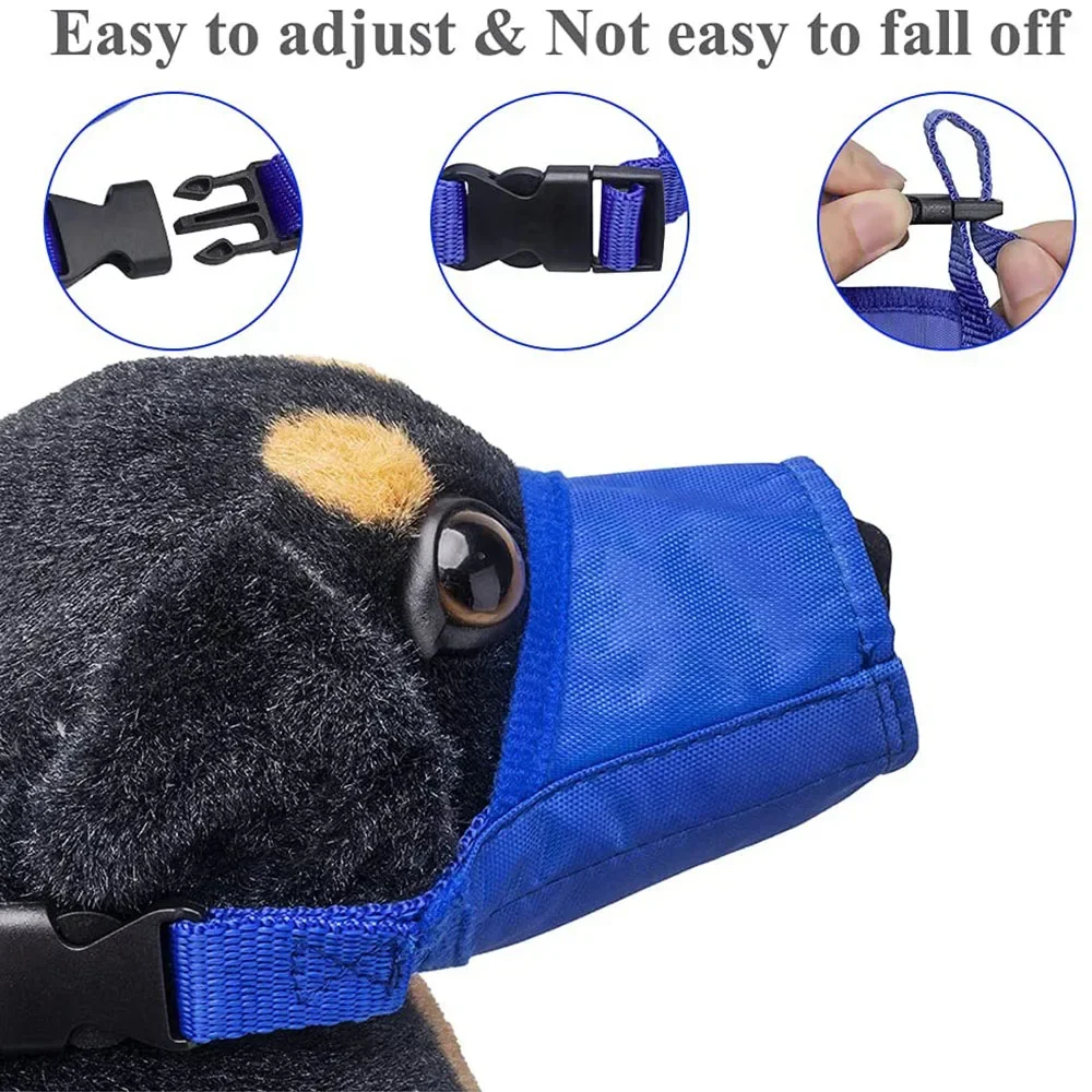 Pet Dog Adjustable Anti Bark Bite Mouth Muzzle Grooming Anti Stop Chewing Muzzle for Small Medium Dogs Accessories Pet Products
