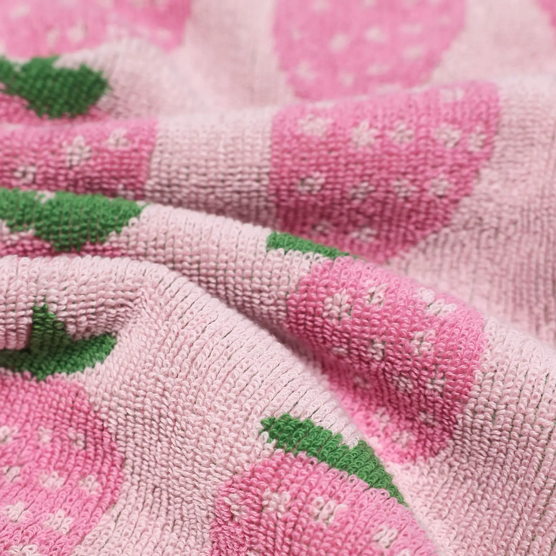 Kawaii Bathroom Cotton Towel Set Strawberry Microfiber Body Skin-friendly Beach Towels For Girls Kids Men Female