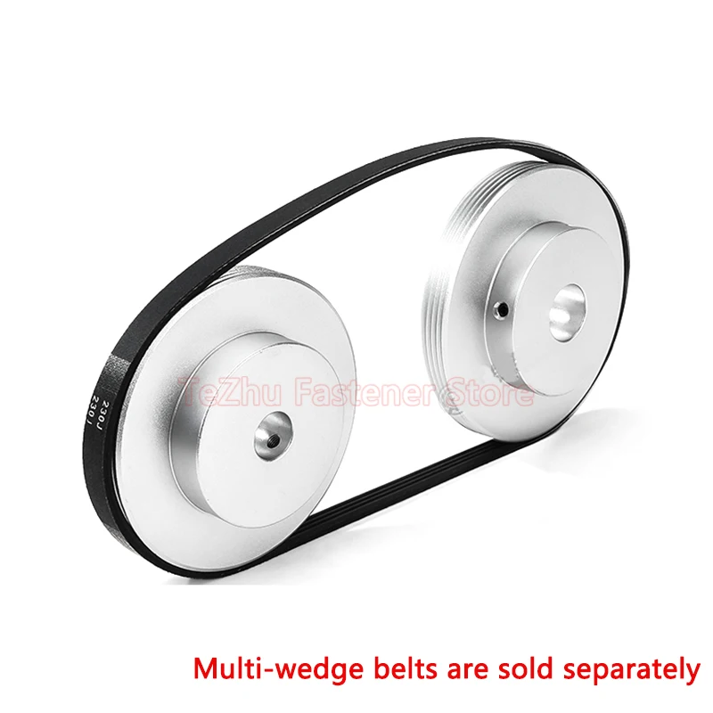 4PJ Belt Pulley Multi Wedge Wheel 4 Slots Motor Shaft 4 Peak Groove Timing Pulley Bore 10-40mm PJ63/71/75/80/90/95/100 1pcs timing belt pulley belt pulley timing pulley