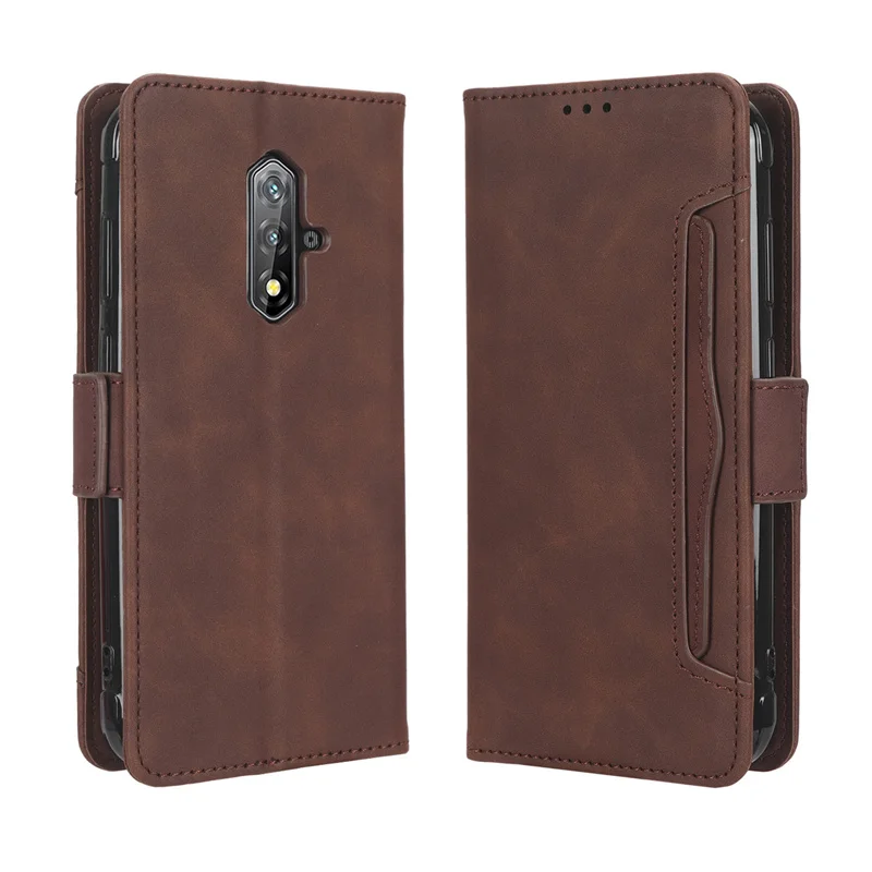 Wallet Flip Style Skin Feel Leather Phone Cover For Blackview BV5200 BV5500 Plus With Separate Card Slot