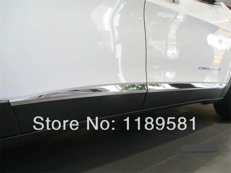 

Для Jeep Cherokee Limited 2014 2015 2016 ABS, хромированный корпус боковой двери, фотоотделка, новые автомобильные аксессуары, наклейки
