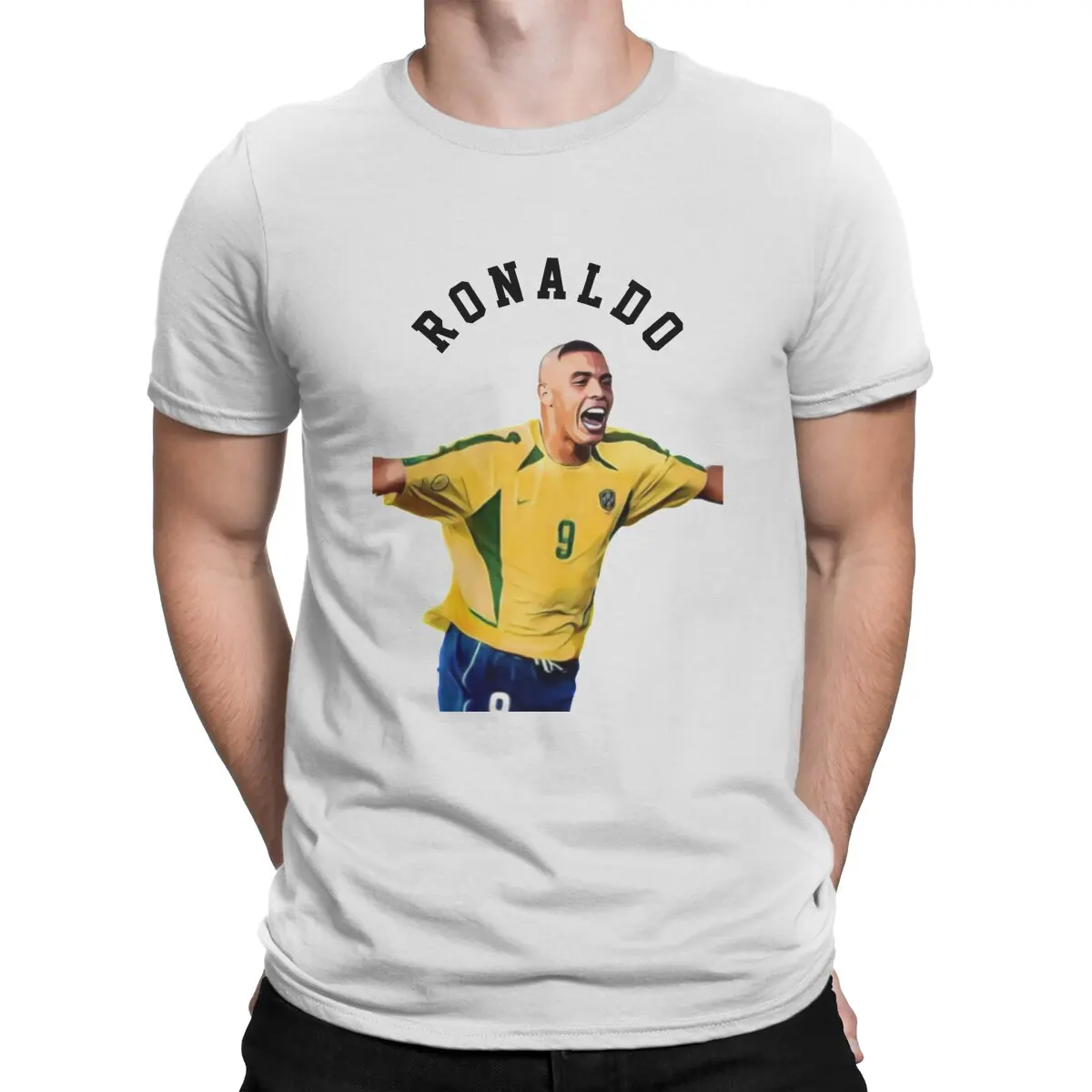 Forward Ronaldo Hip Hop Tshirt Ronaldo Luiz Nazario Delima Player Maglietta Per Il Tempo Libero T-Shirt Estiva Per Uomo Donna