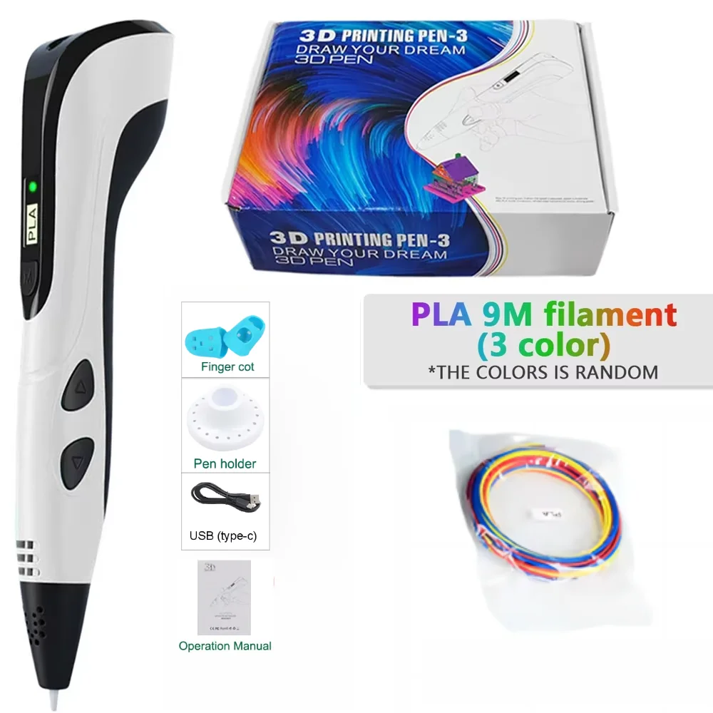 Innovative 3D Printing Pen Set for Kids with PLA Filament and Travel Case - Perfect Gift for Birthdays and Holidays