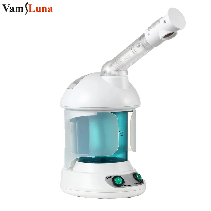 

Facial Spray Vapor Ozone Steam Freshener Water Vaporizer Humidifier Steamer Machine Table Top Mini Spa Face Design 360 Degrees