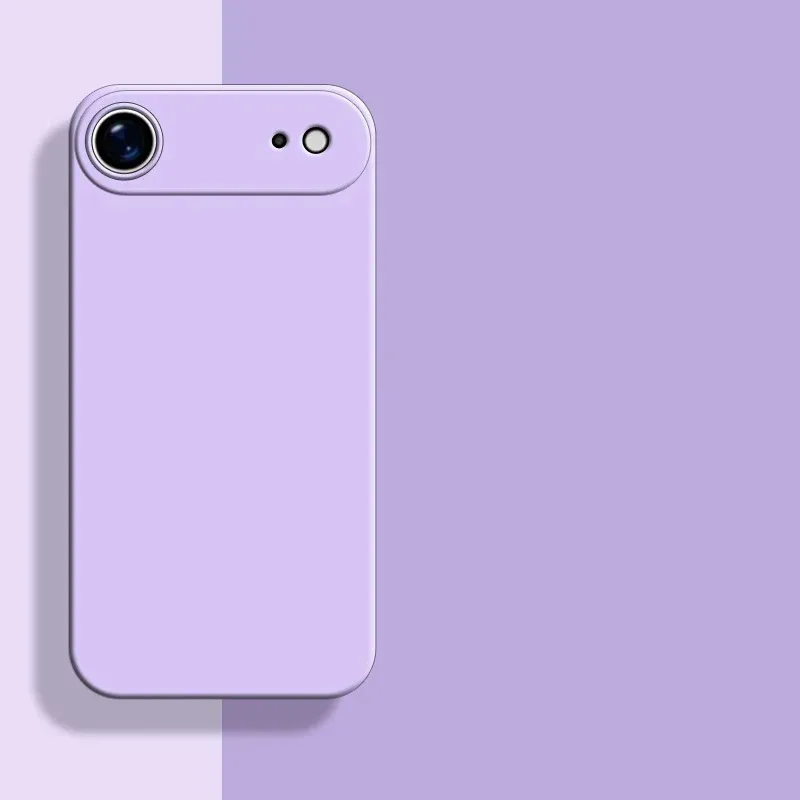 Premium Shockproof Liquid Silicone Rubber Back Cover for iPhone - Original AIR Case Design
